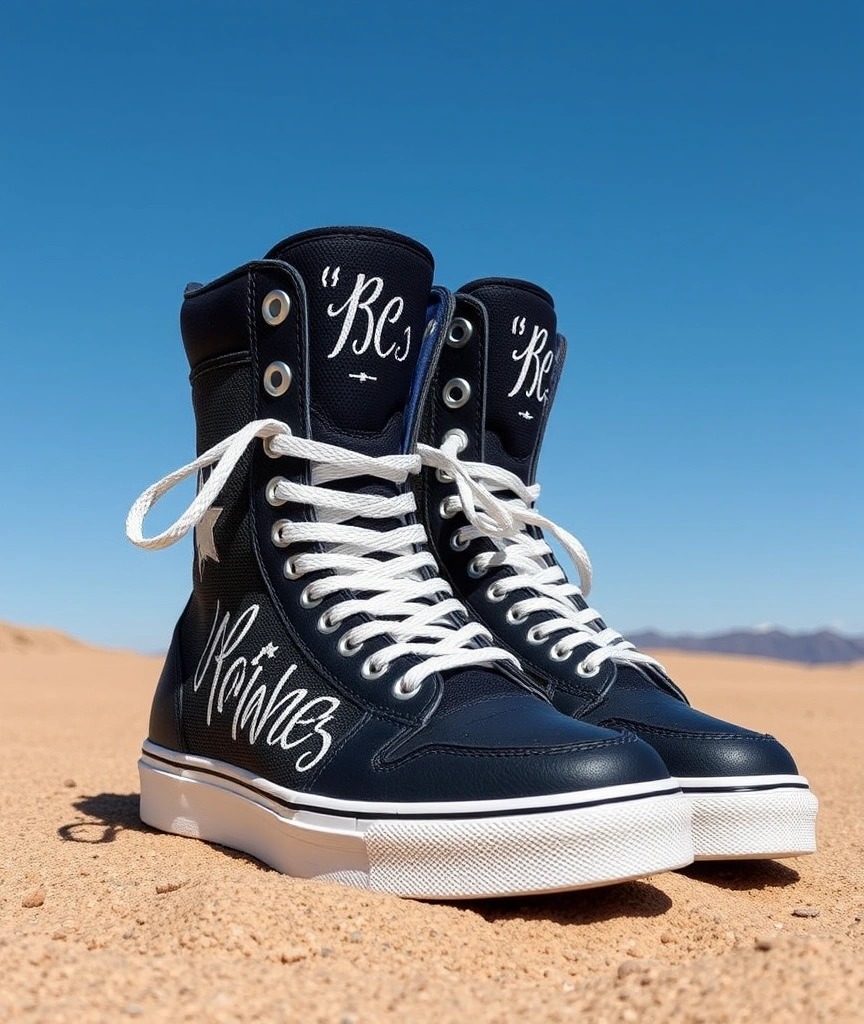 scarpe con scritte personalizzate