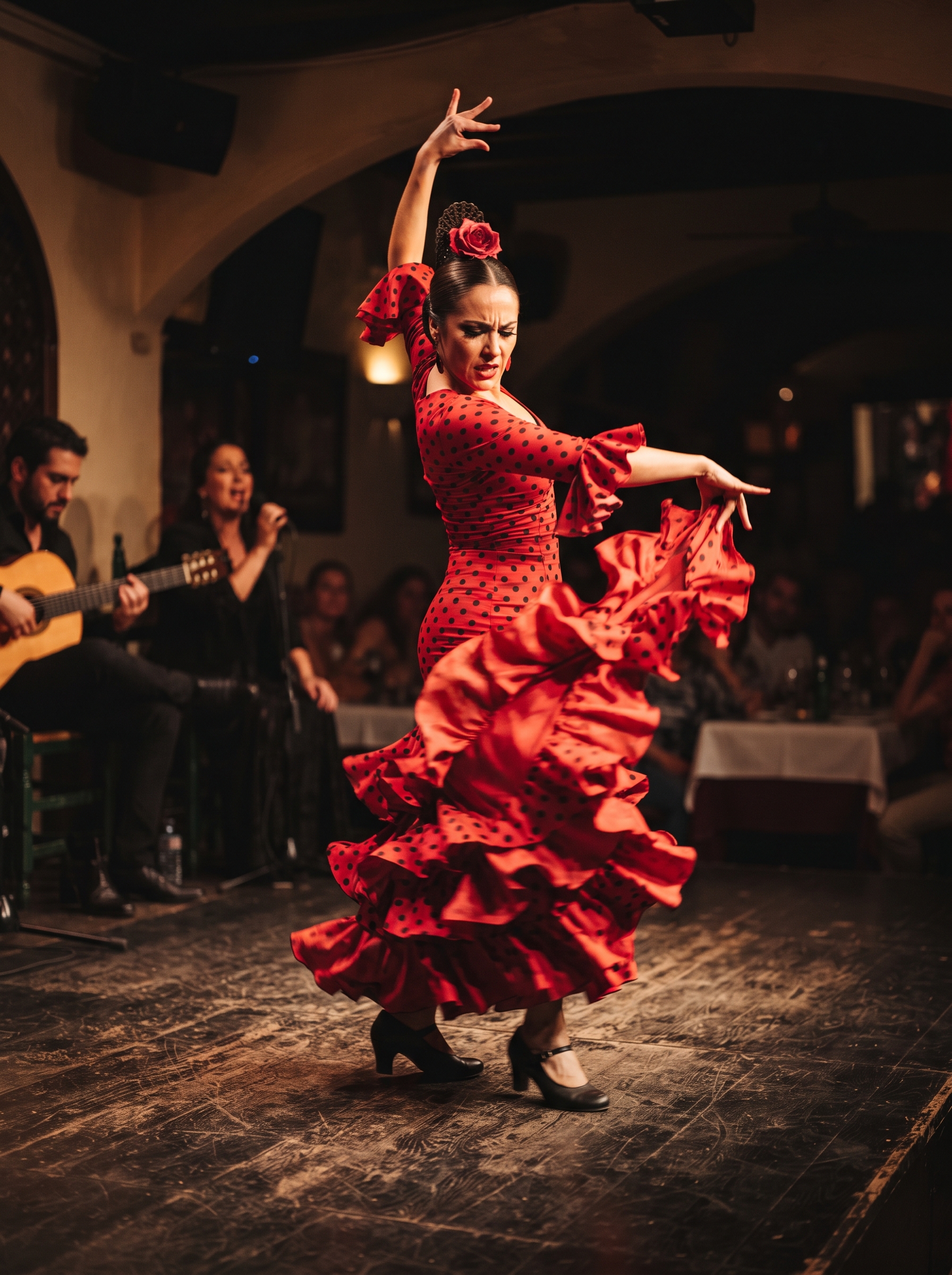 ballerina-flamenco-abito-rosso-pois