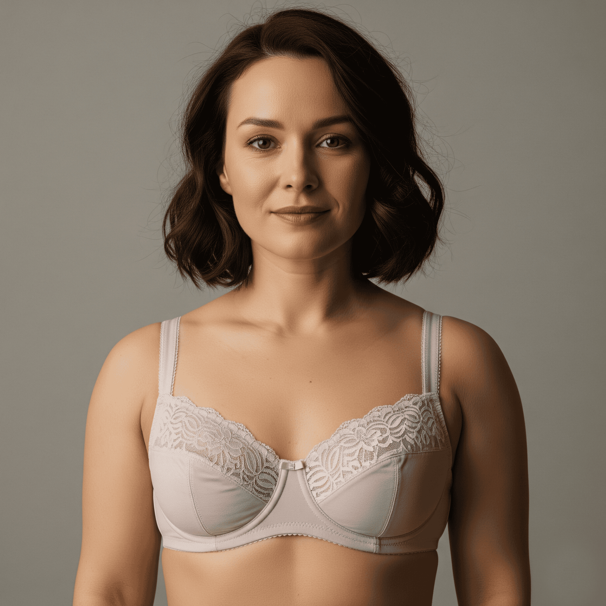 Reggiseno Taglia prima: Come Scegliere il Modello Perfetto 2025 13 Il perfetto reggiseno a balconcino per una taglia 1: sostiene il seno dal basso creando una linea superiore del décolleté piena e armoniosa.