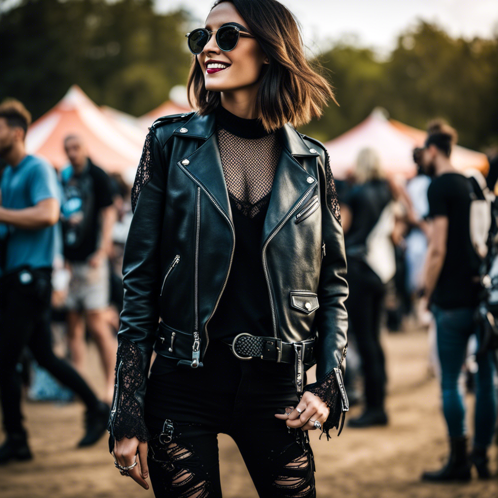 outfit rock per un festival di musica
