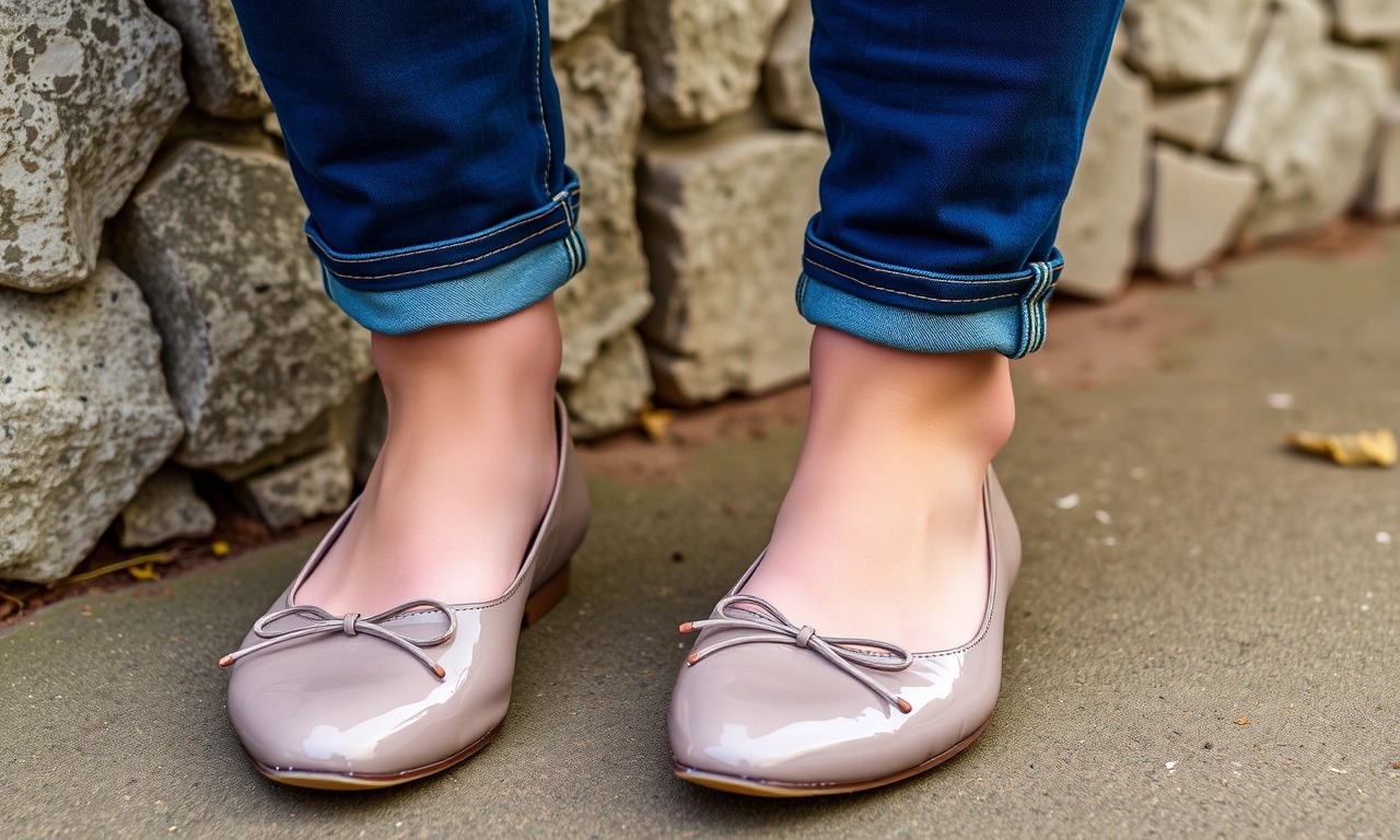 come abbinare jeans e ballerine