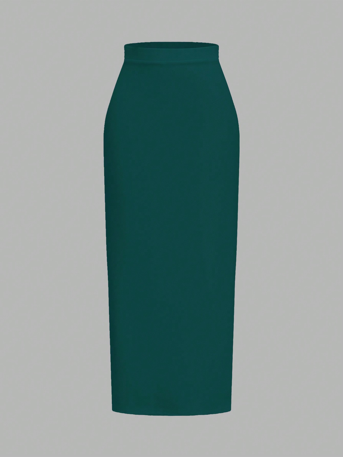 Firerie Gonna a matita lunga in colore unito, vita alta, stile minimalista, moda casual, adatta per uso quotidiano