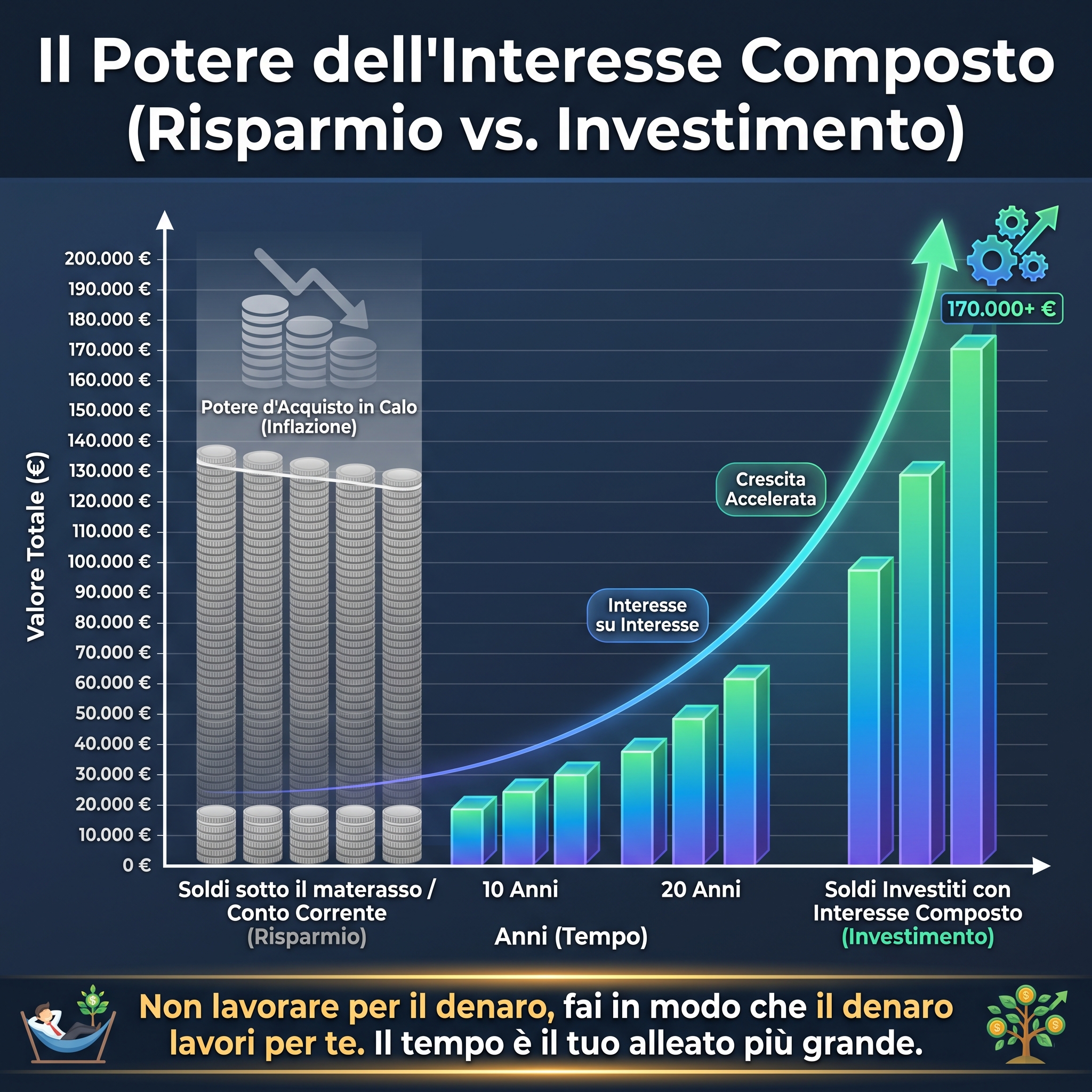 Gestione Finanziaria Personale: Come Gestire il Tuo Denaro 3 grafico-interesse-composto-investimenti-lungo-termine