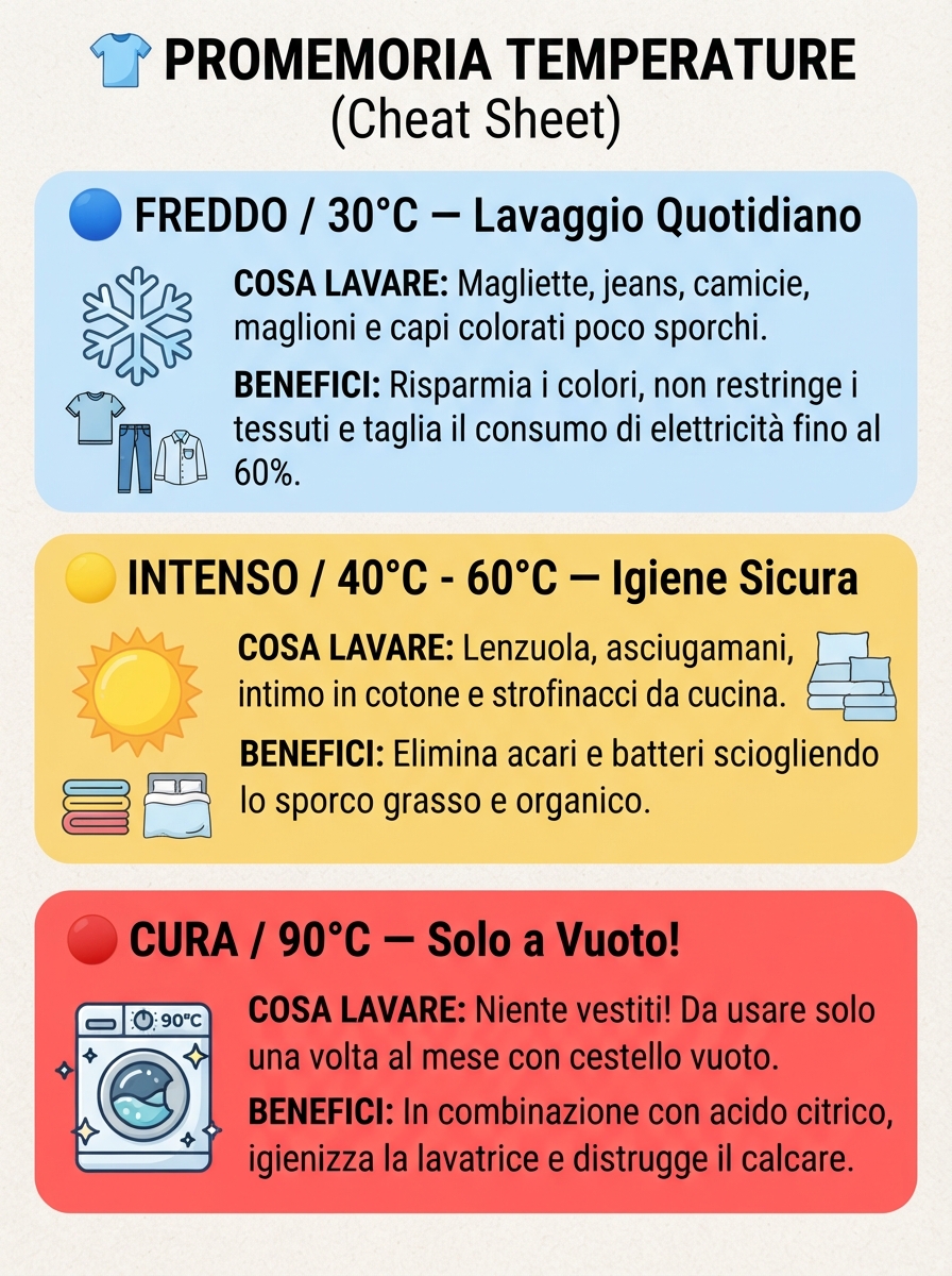 Bucato in lavatrice perfetto: come lavare bene e risparmiare 4 Bucato in lavatrice perfetto: come lavare bene e risparmiare 2